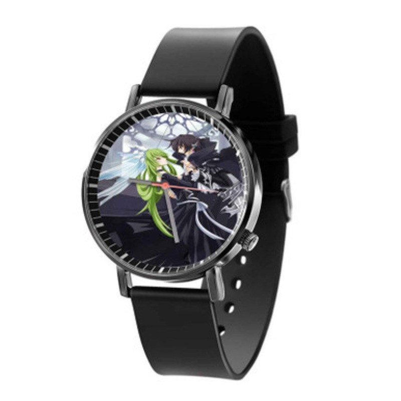 Code Geass Anime Black Quartz Watch Unisex With Premium Gift Box