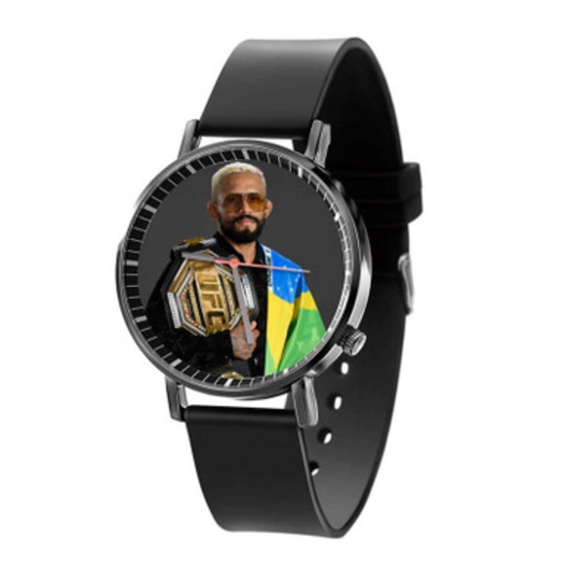 Deiveson Figueiredo UFC Black Quartz Watch Unisex With Premium Gift Box