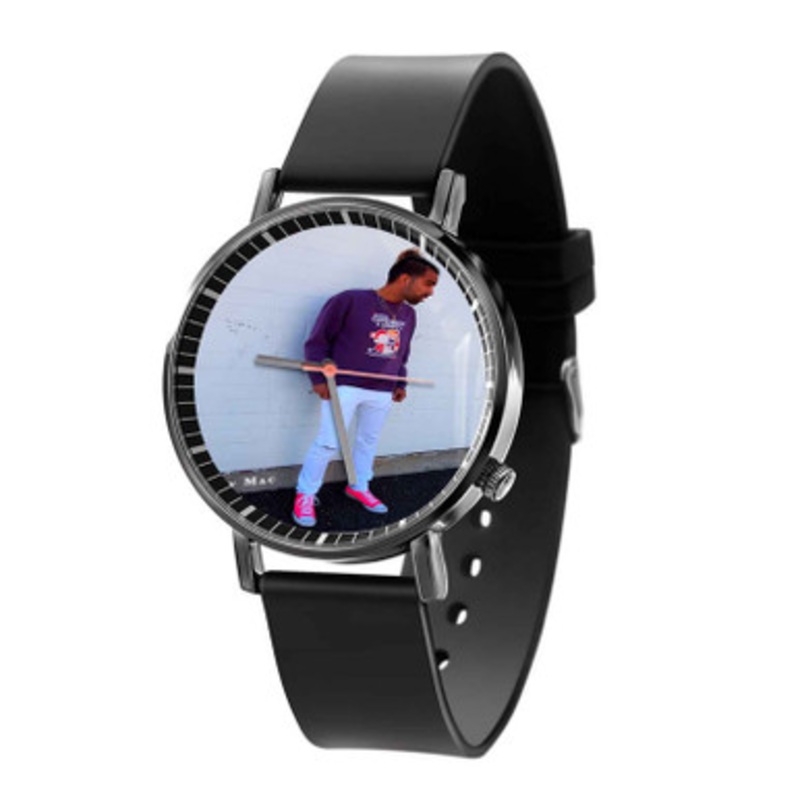 Eazy Mac Black Quartz Watch With Premium Gift Box for Unisex