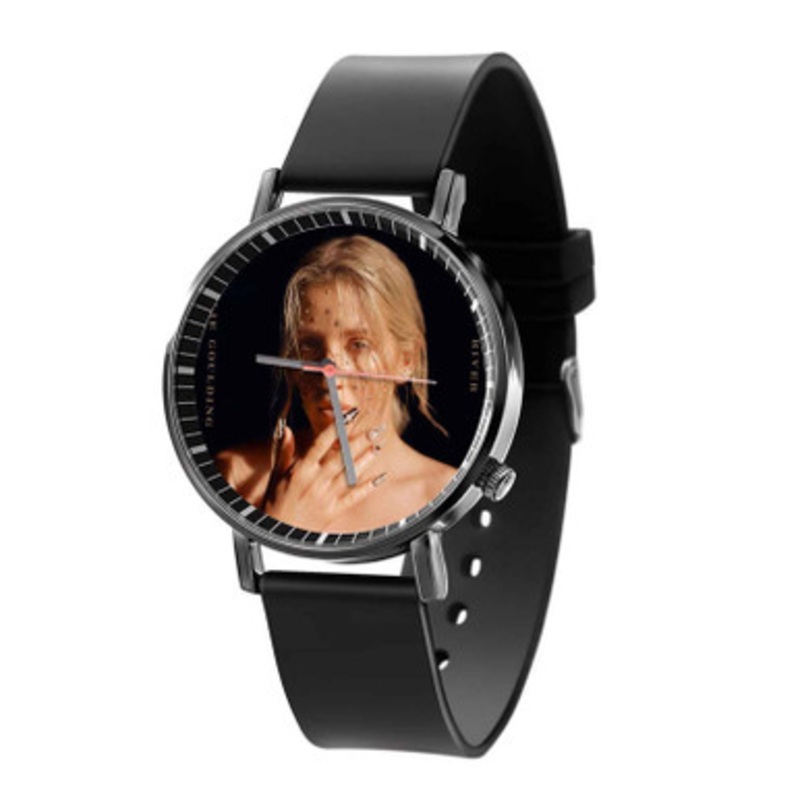 Ellie Goulding River Black Quartz Watch Unisex With Premium Gift Box