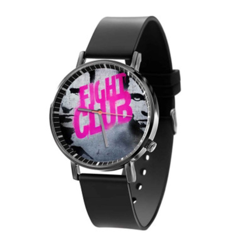 Fight Club Black Quartz Watch Unisex With Premium Gift Box