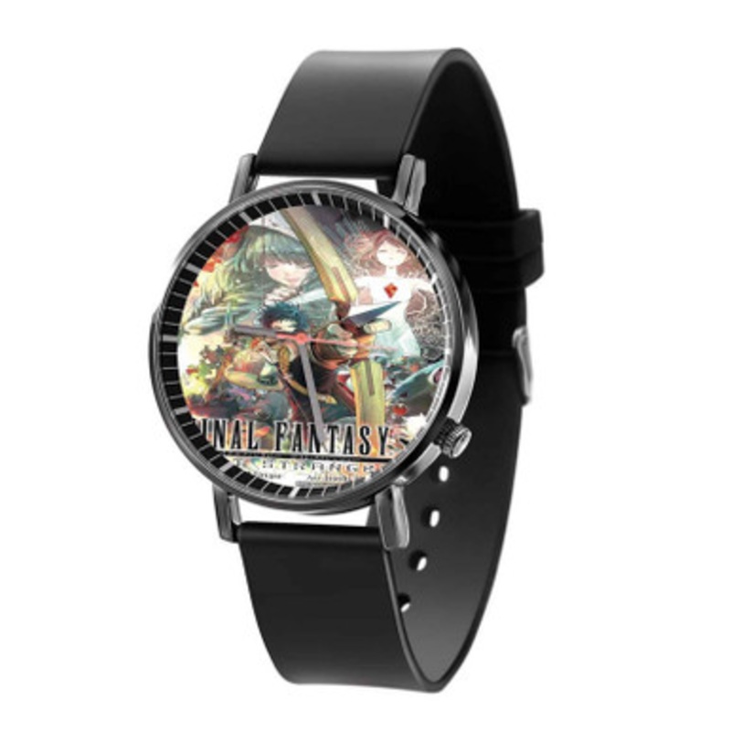 Final Fantasy Lost Stranger Black Quartz Watch Unisex With Premium Gift Box