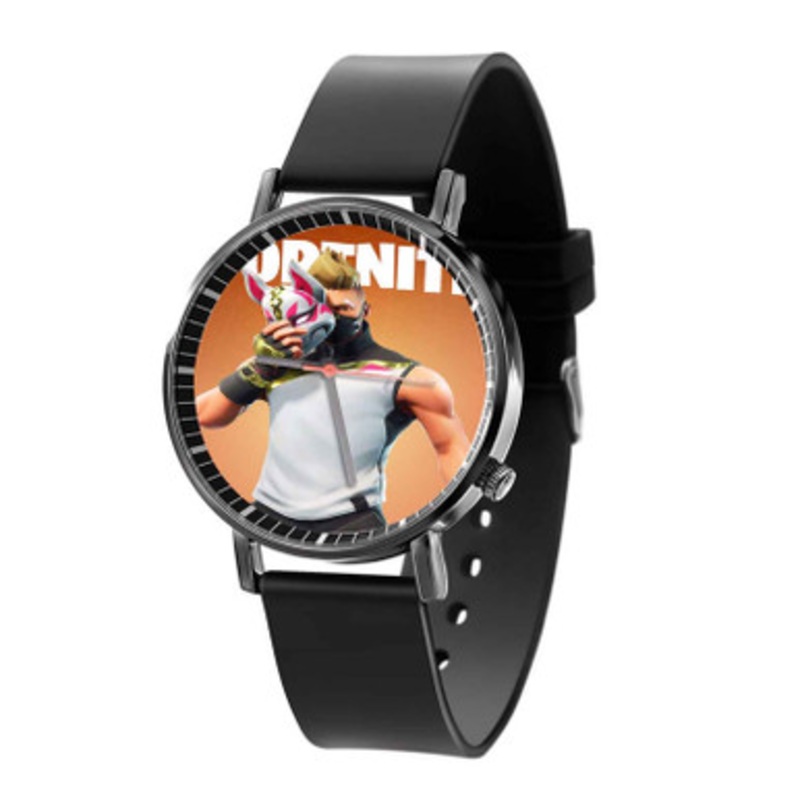 Fortnite Drift Skin Black Quartz Watch With Premium Gift Box for Unisex