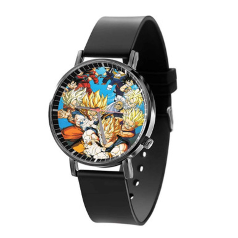 Goku and Gohan Super Saiyan Dragon Ball Z Black Quartz Watch Unisex With Premium Gift Box