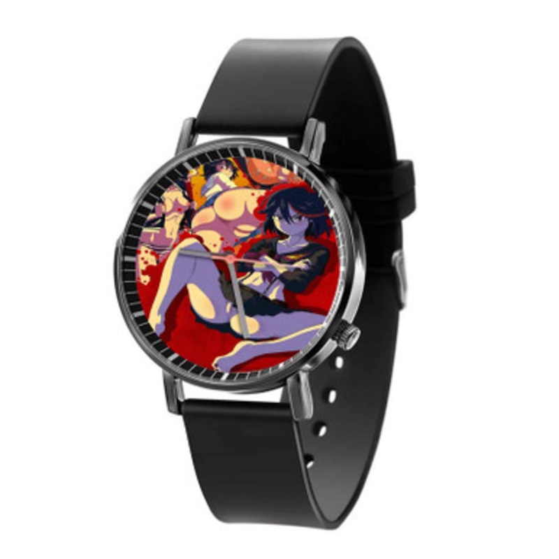 KILL la KILL Beautiful Matoi Ryuuko Black Quartz Watch Unisex With Premium Gift Box