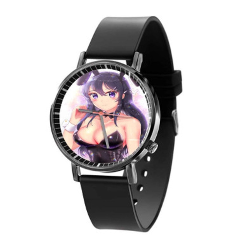 Mai Sakurajima Black Quartz Watch With Premium Gift Box for Unisex