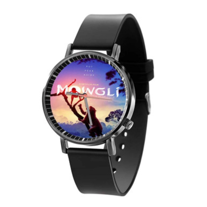 Mowgli Legend of the Jungle Black Quartz Watch Unisex With Premium Gift Box