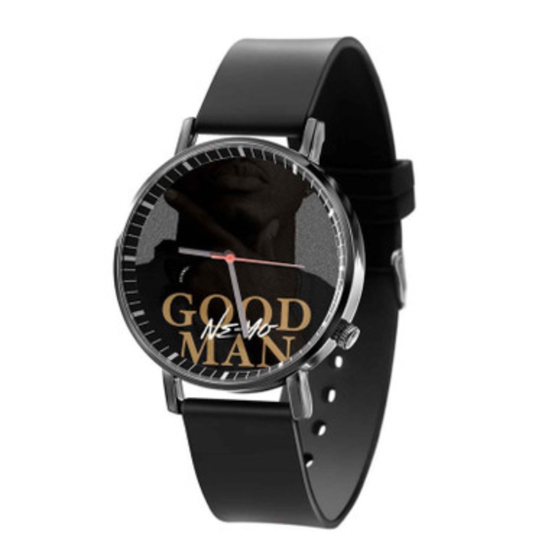 Ne Yo Good Man Black Quartz Watch With Premium Gift Box for Unisex