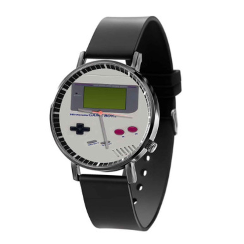 Nitendo Gameboy Pocket Classic Black Quartz Watch Unisex With Premium Gift Box