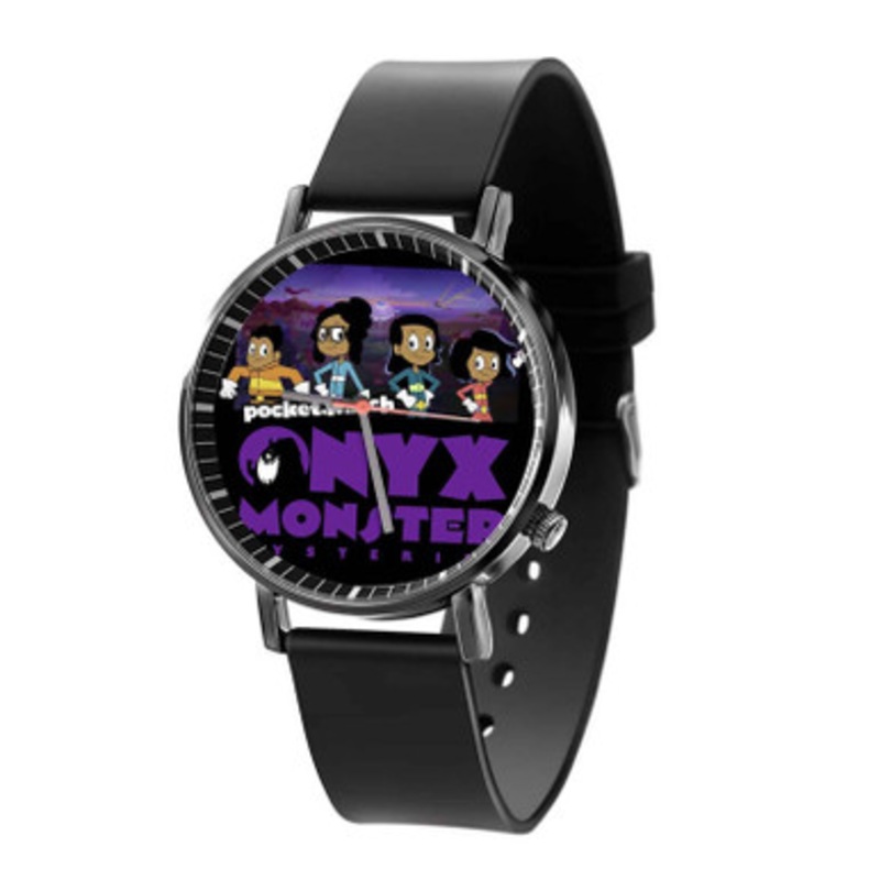 Onyx Monster Mysteries Black Quartz Watch Unisex With Premium Gift Box