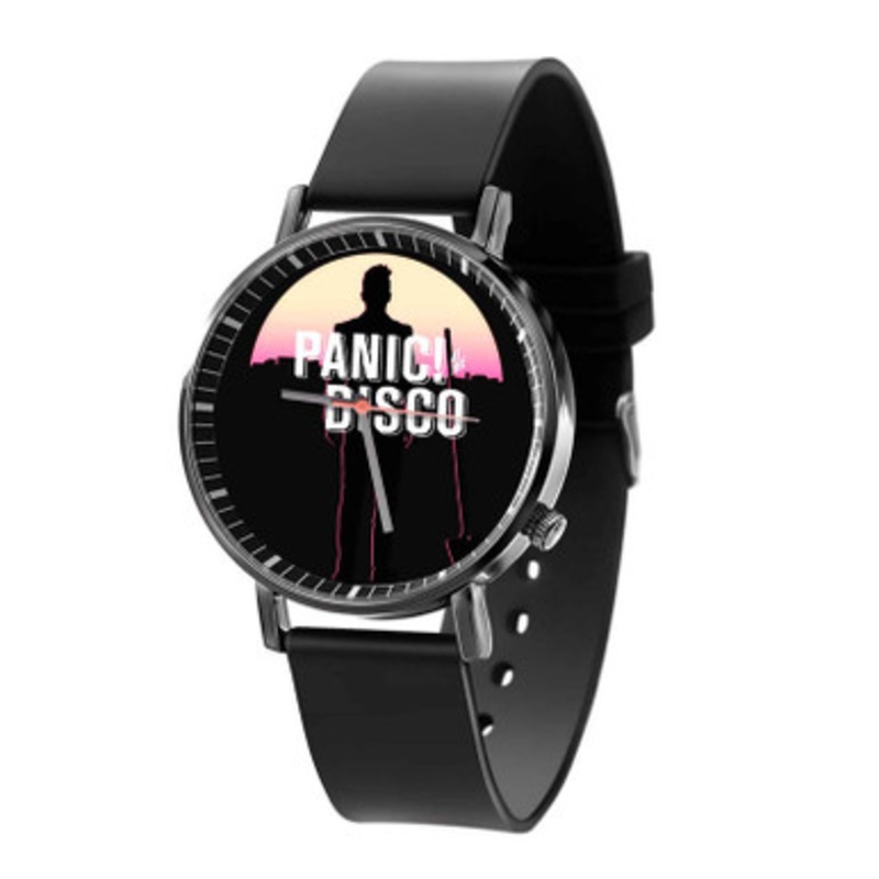 panic at the disco Black Quartz Watch Unisex With Premium Gift Box
