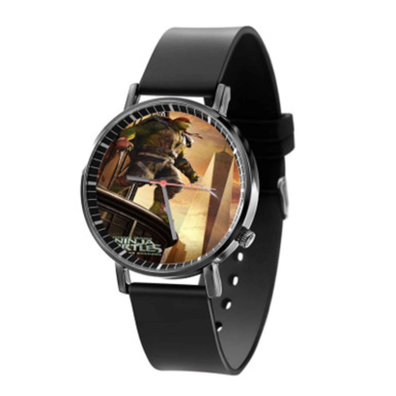 Raphael Teenage Mutant Ninja Turtles Out of the Shadows Unisex Black Quartz Watch With Premium Gift Box