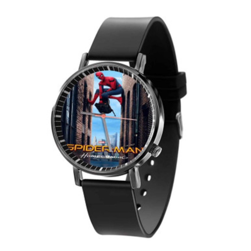 Spider Man Homecoming Black Quartz Watch Unisex With Premium Gift Box