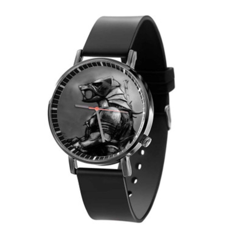Star Craft Hounds of War Black Quartz Watch Unisex With Premium Gift Box