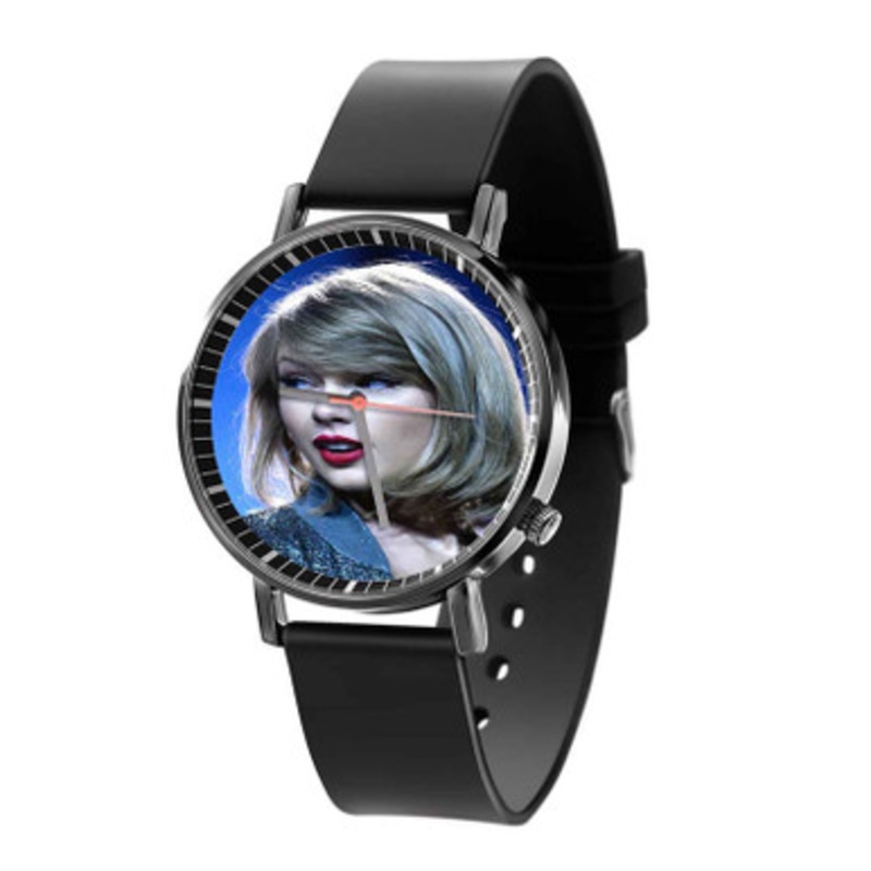 Taylor Swift Beauty Black Quartz Watch Unisex With Premium Gift Box