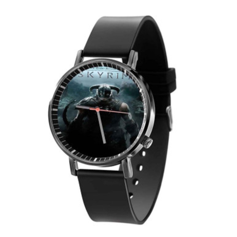 The Elder Scrolls V Black Quartz Watch Unisex With Premium Gift Box