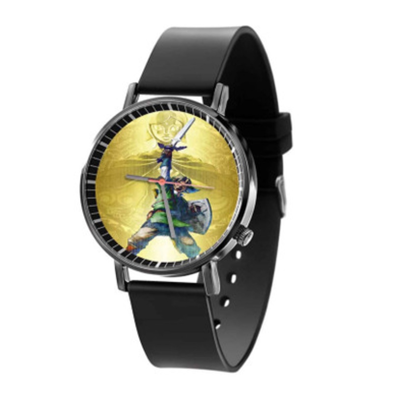 The Legend of Zelda Link Unisex Black Quartz Watch With Premium Gift Box