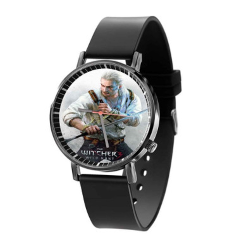 The Witcher 3 Wild Hunt Sword Black Quartz Watch Unisex With Premium Gift Box
