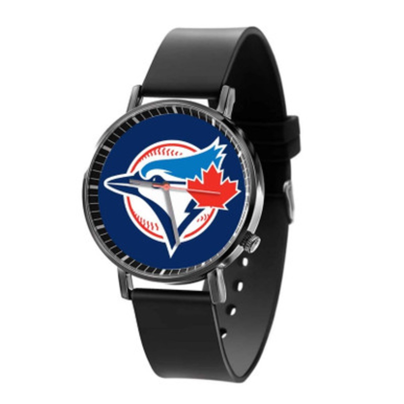 Toronto Blue Jays MLB Black Quartz Watch Unisex With Premium Gift Box