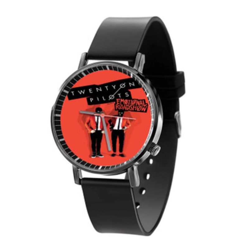 Twenty One Pilots Emotional Roadshow Black Quartz Watch Unisex With Premium Gift Box