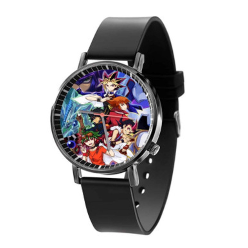 Yu Gi Oh Duel Monsters GX Unisex Black Quartz Watch With Premium Gift Box