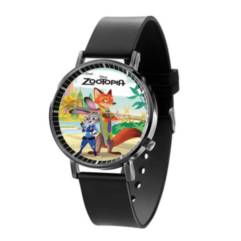 Zootopia a Little Golden Book Black Quartz Watch Unisex With Premium Gift Box
