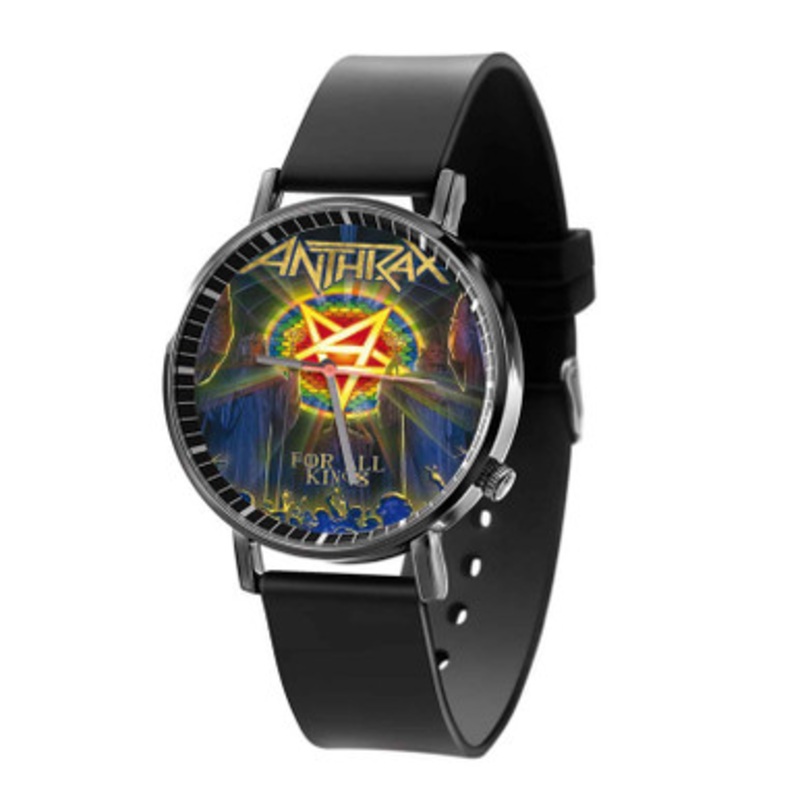 Anthrax For All Kings Black Quartz Watch Unisex With Premium Gift Box