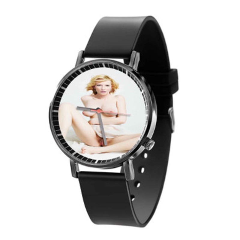 Cate Blanchett Black Quartz Watch With Premium Gift Box for Unisex