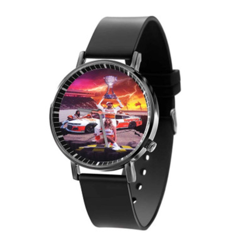 Chase Elliott Black Quartz Watch Unisex With Premium Gift Box