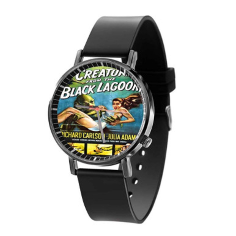 CREATURE FROM THE BLACK LAGOON Black Quartz Watch Unisex With Premium Gift Box