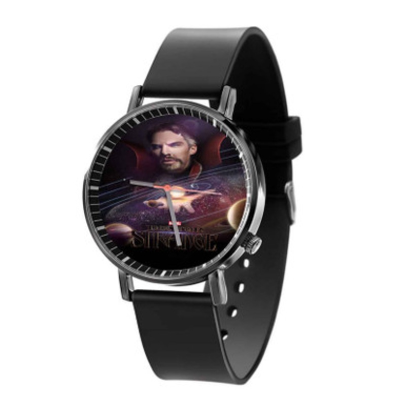 Doctor Strange Marvel Arts Unisex Black Quartz Watch With Premium Gift Box