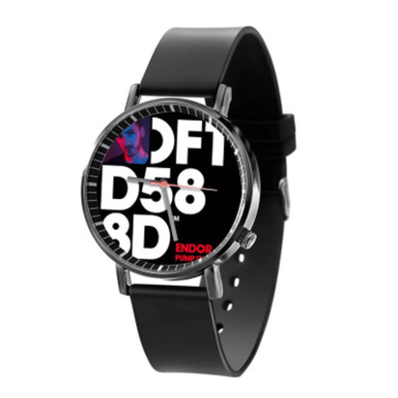 Endor Pump It Up Black Quartz Watch Unisex With Premium Gift Box