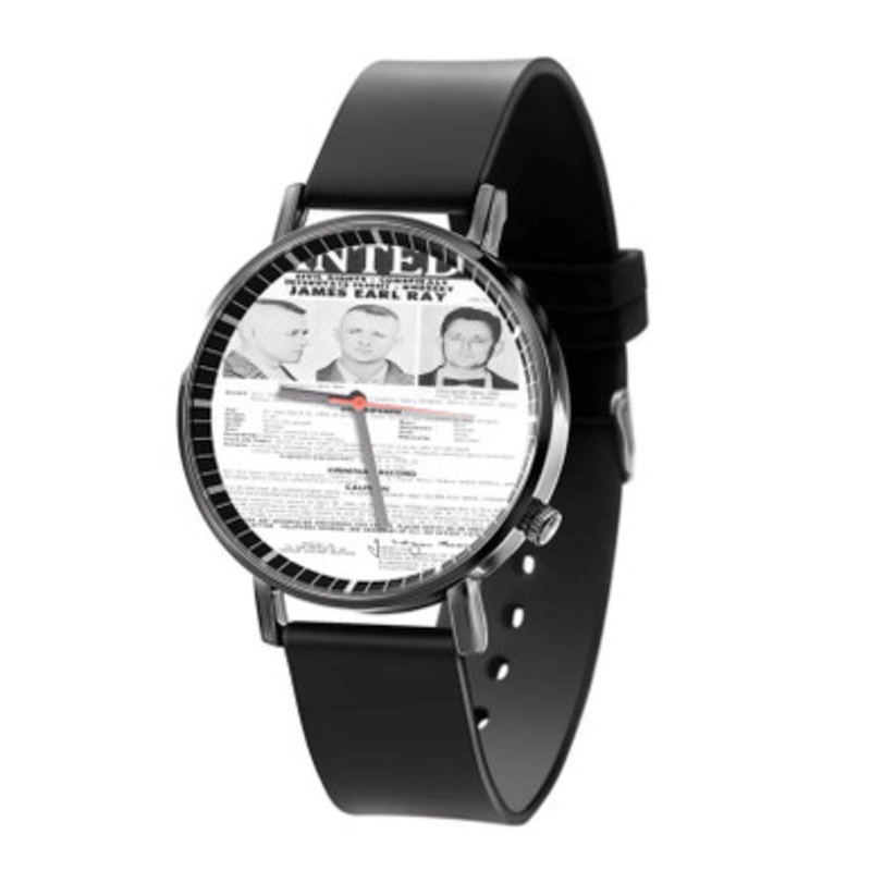 FBI Wanted Black Quartz Watch Unisex With Premium Gift Box