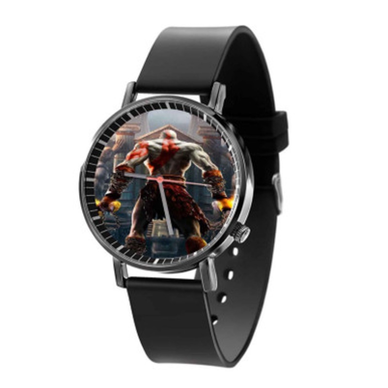 God of War Kratos Black Quartz Watch Unisex With Premium Gift Box