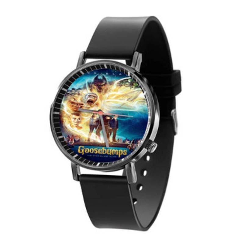 Goosebumps Black Quartz Watch Unisex With Premium Gift Box