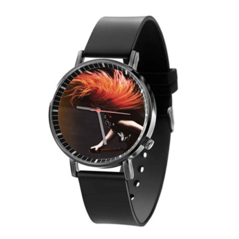 Hayley Williams Paramore Print Black Quartz Watch Unisex With Premium Gift Box