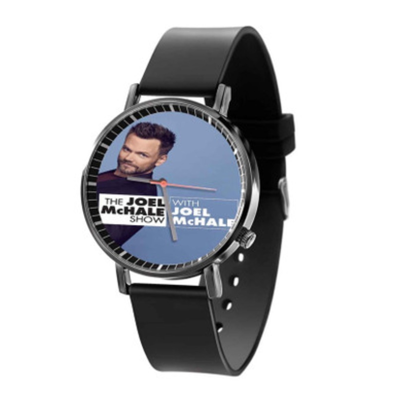 Joel Mc Hale Black Quartz Watch With Premium Gift Box for Unisex