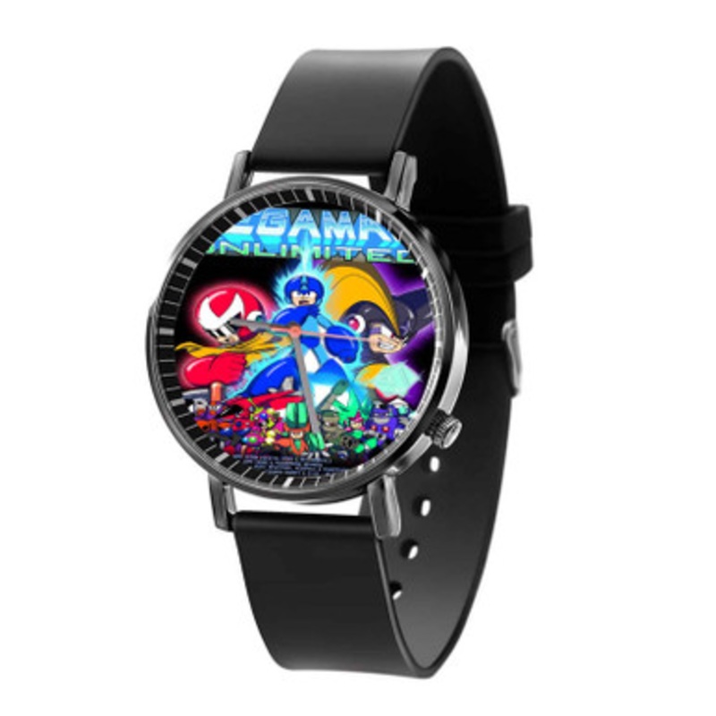 Megaman Unlimited Black Quartz Watch Unisex With Premium Gift Box