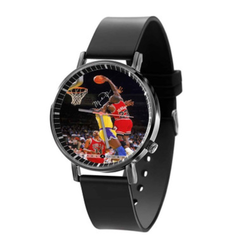 Michael Jordan Black Quartz Watch Unisex With Premium Gift Box