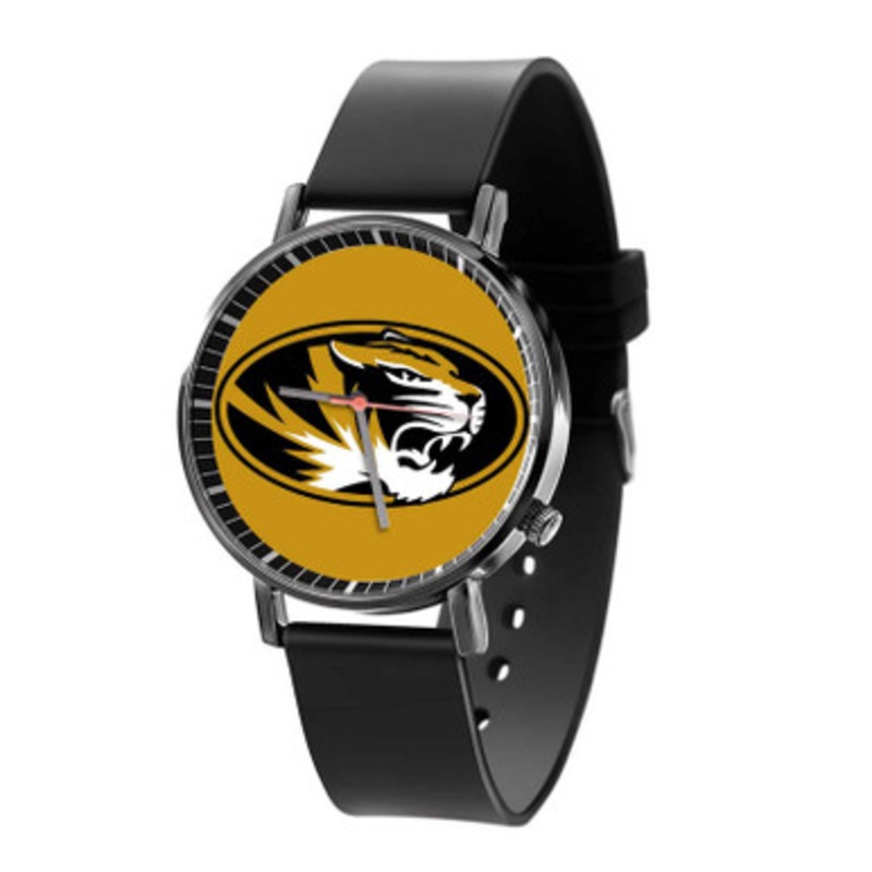 Missouri Tigers Black Quartz Watch Unisex With Premium Gift Box