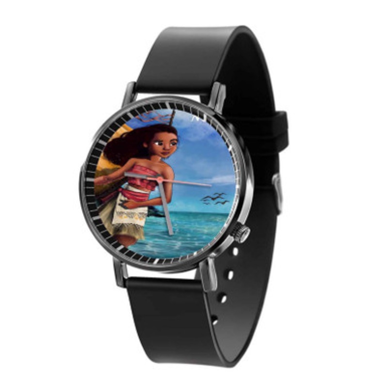 Moana Disney Unisex Black Quartz Watch With Premium Gift Box