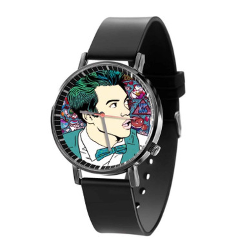 Panic at The Disco Art Unisex Black Quartz Watch With Premium Gift Box