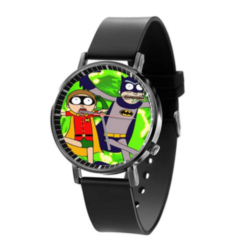 Rick and Morty Bat Dimension Unisex Black Quartz Watch With Premium Gift Box