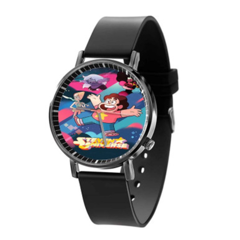 Steven Universe Black Quartz Watch Unisex With Premium Gift Box