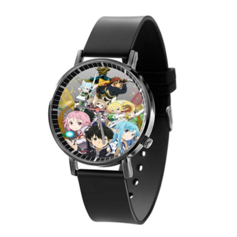 Sword Art Online Season 3 Unisex Black Quartz Watch With Premium Gift Box