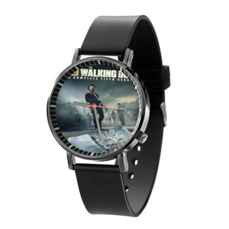 The Walking Dead Season 5 Black Quartz Watch Unisex With Premium Gift Box