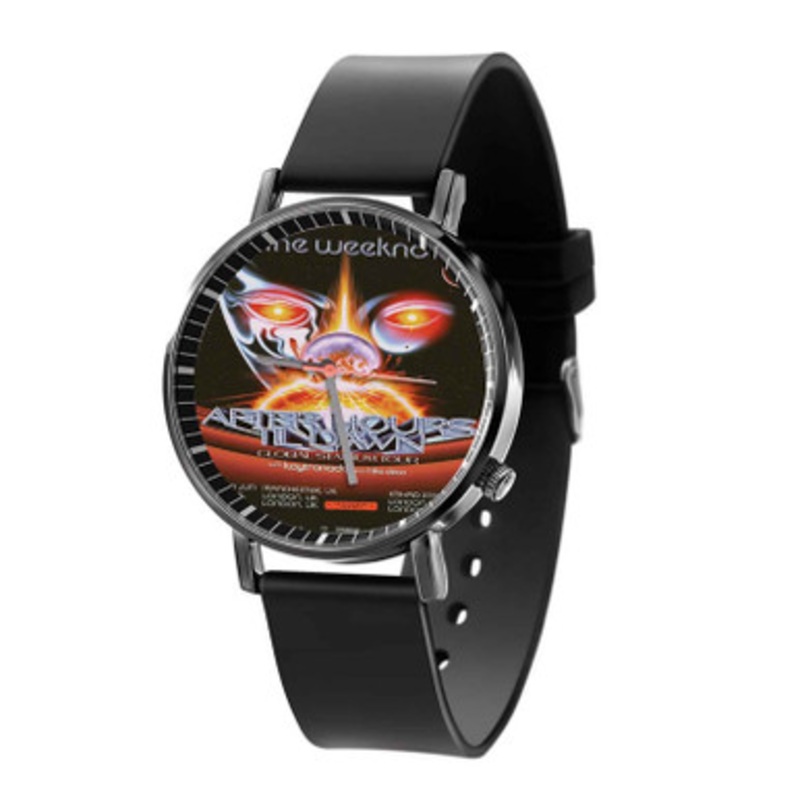 The Weeknd After Hours Til Dawn Black Quartz Watch Unisex With Premium Gift Box