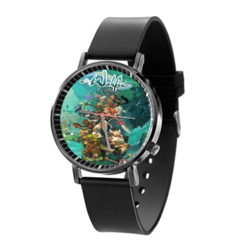 Wakfu Unisex Black Quartz Watch With Premium Gift Box
