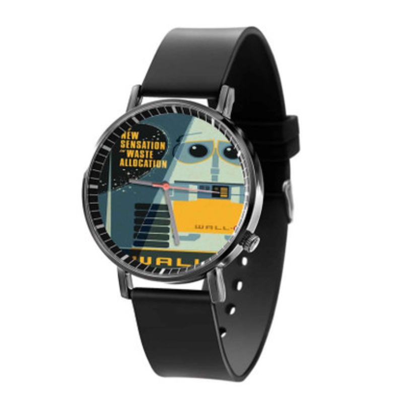 Wall E Vintage Black Quartz Watch Unisex With Premium Gift Box