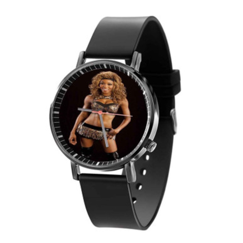 Alicia Fox Black Quartz Watch Unisex With Premium Gift Box